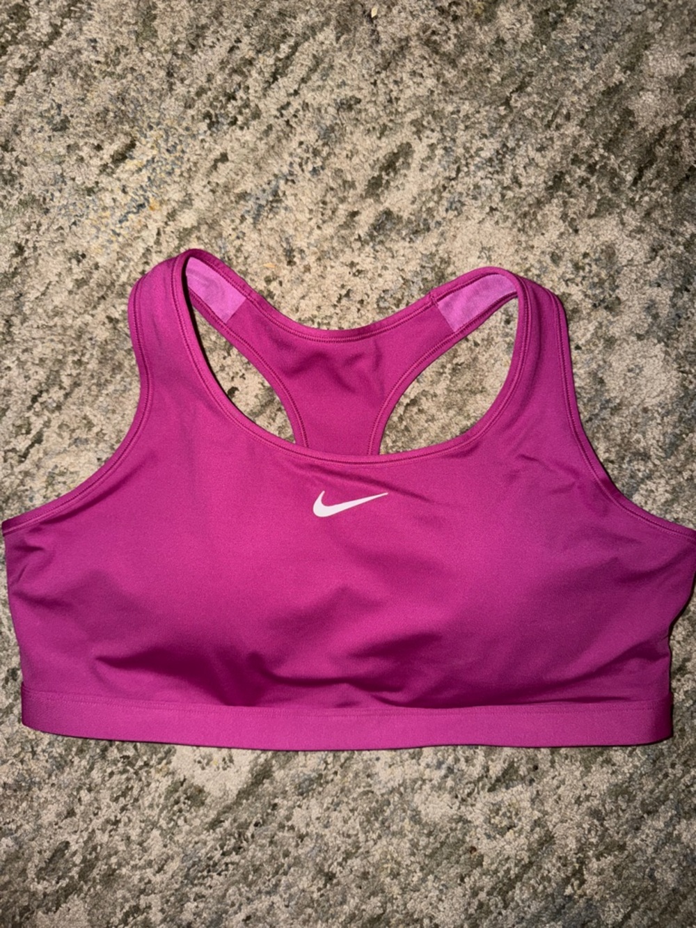 Nike Racerback Sports Bra in Bright Magenta